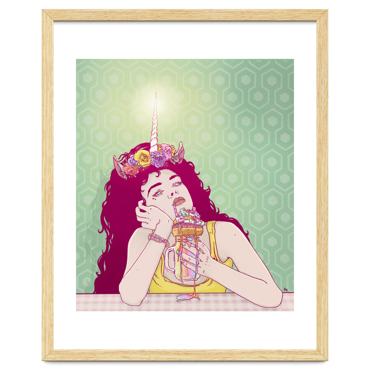 Unicorn Freakshake Lady