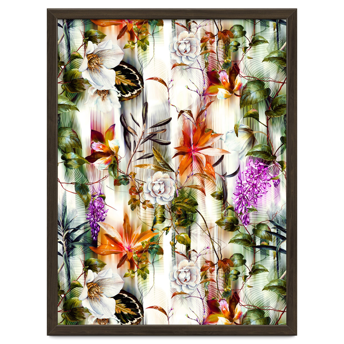 Abstract Motion Blur Floral