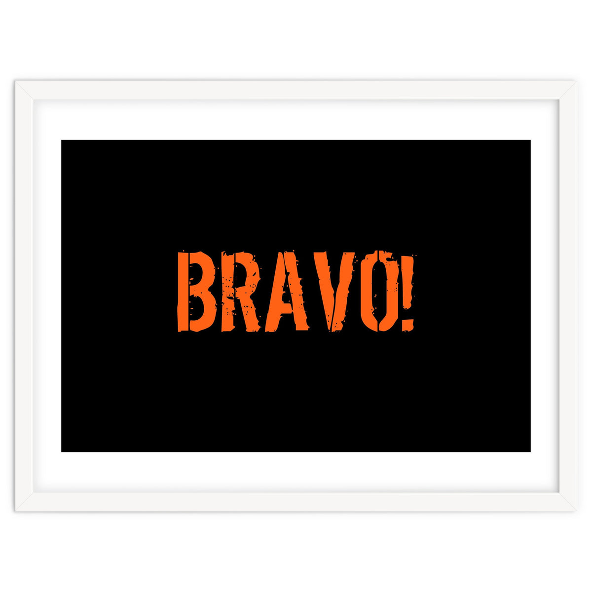 Bravo! Italian saying