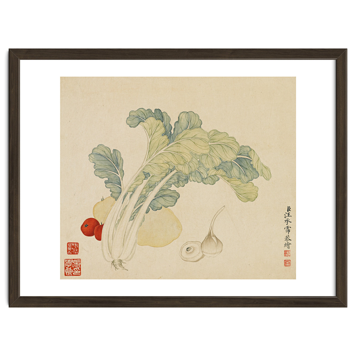 Wang Chengyu ~flowers, Vegetables, Chinese Cabbage, Potatoes, Garlic, Tomatoes, Vegetables