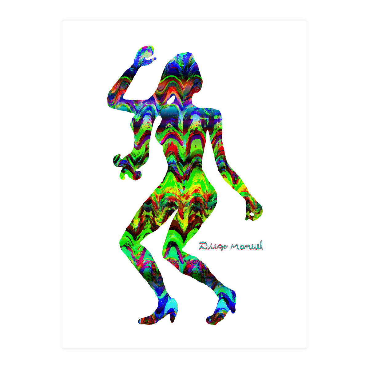 Dance Girl B 15  (Print Only)