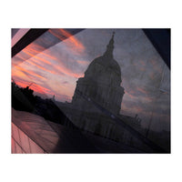 St Paul's Cathedral, reflection (Print Only)