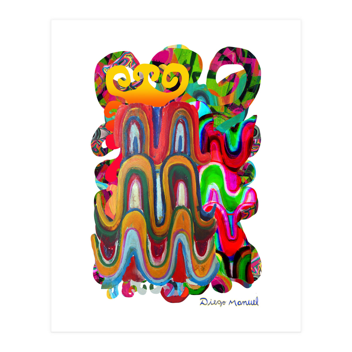 Pop Abstract Asimetrico 11 Copia (Print Only)