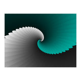 Turquoise Spiral Wings (Print Only) thumbnail