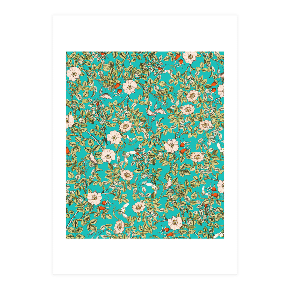 Teal Botanical (Print Only)