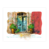 Mediterranean Door (Print Only)