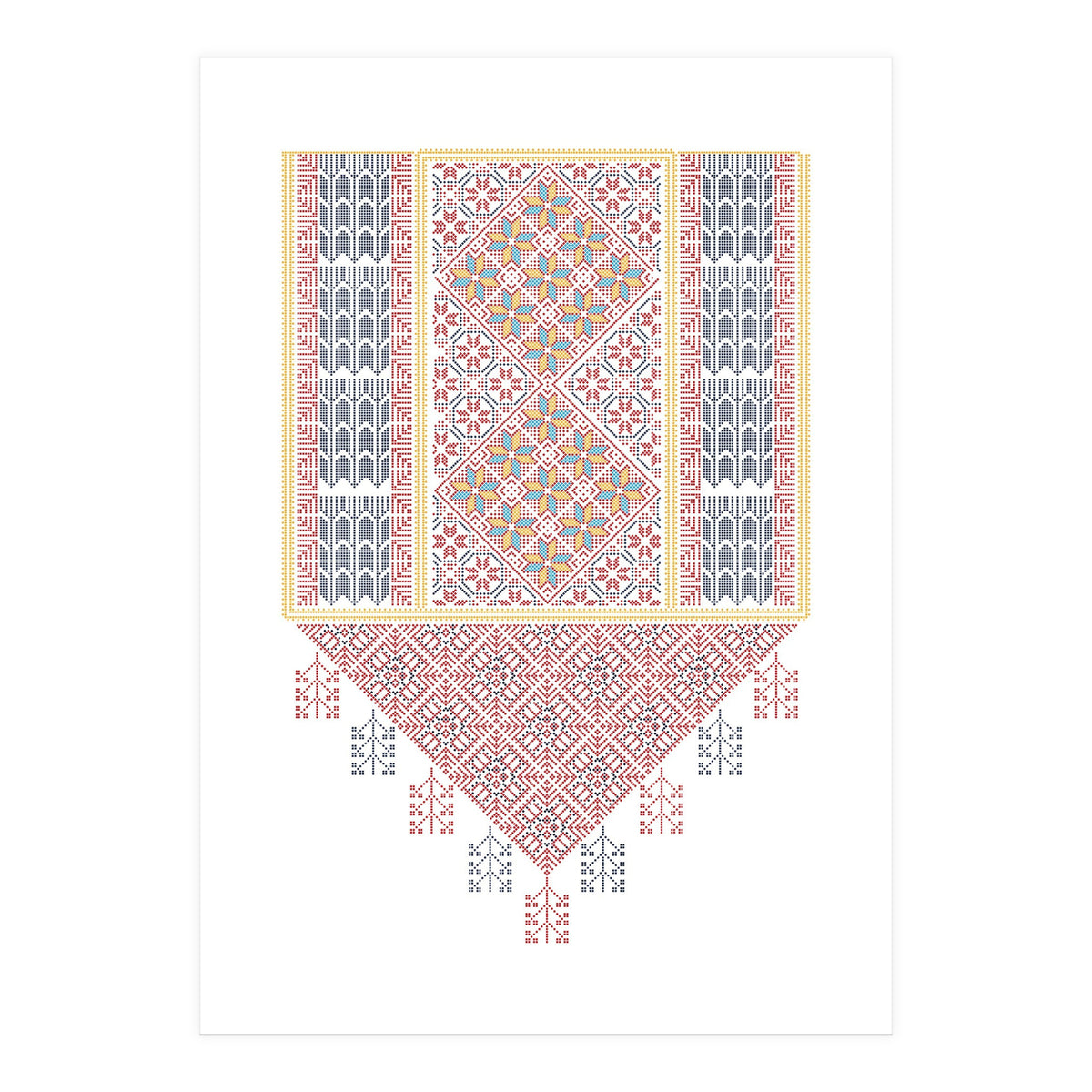 Tatreez Ornament 26 (Print Only)