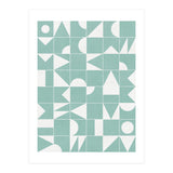 My Favorite Geometric Patterns No.16 - Light Blue (Print Only) thumbnail