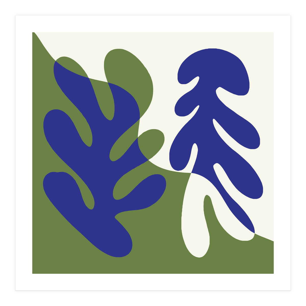 Matisse Inspired Organic Coral Shapes (Print Only)