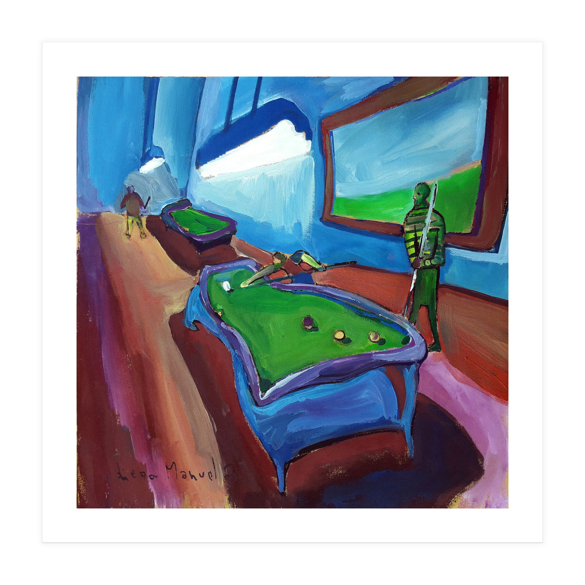 Noche De Pool 3 (Print Only)