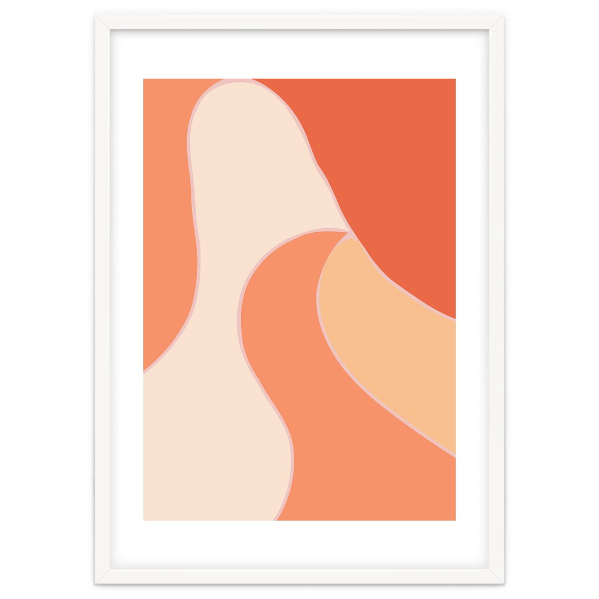 Colorful Orange Tones  Retro Waves