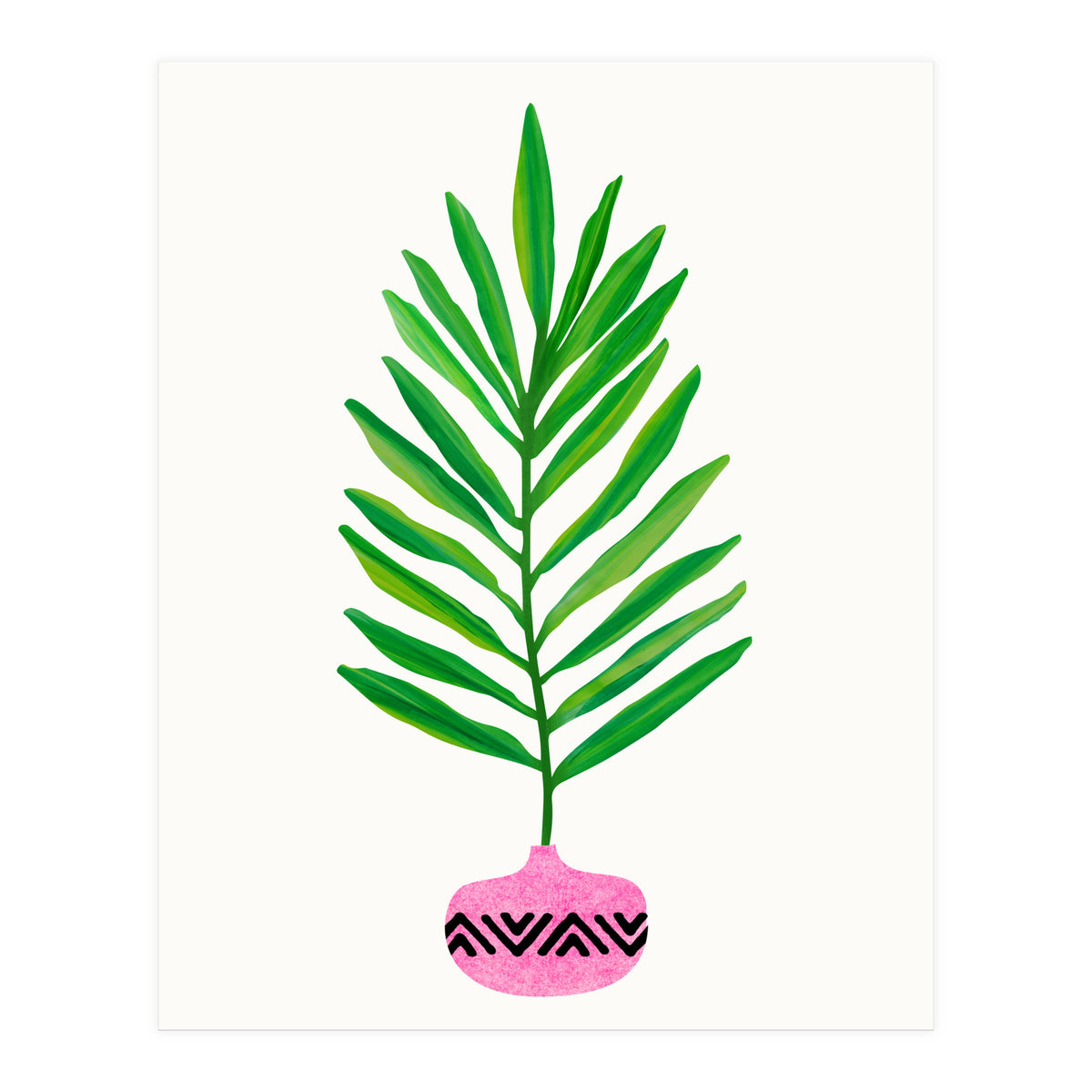 Modern Tropical Leaf (Print Only)