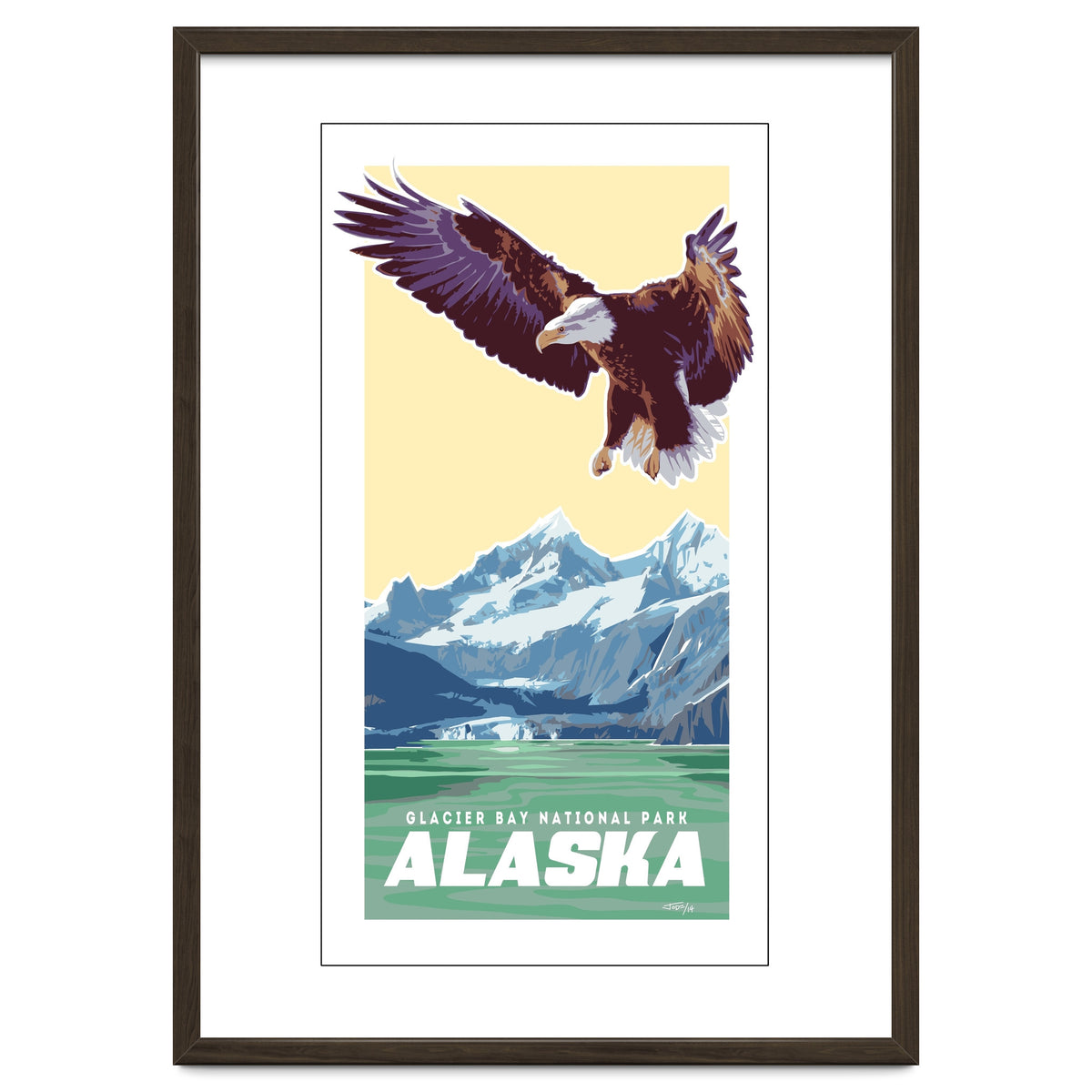 Alaskan Eagle Poster