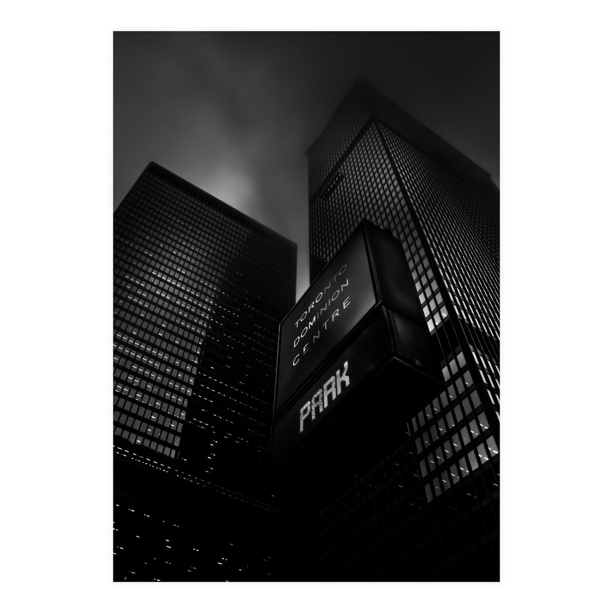 Downtown Toronto Fogfest No 16 (Print Only)