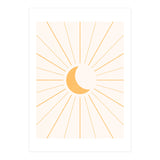 MOON IN LINES - GOLD (Print Only) thumbnail