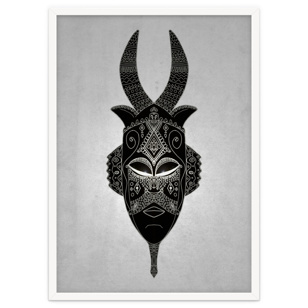 Horned Tribal Mask