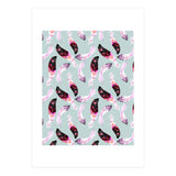 Bohemian pattern of feathers  (Print Only) thumbnail