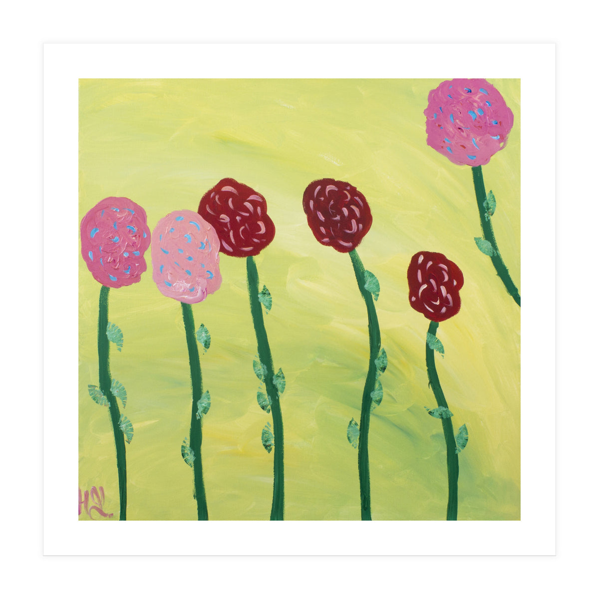 Blooms In The Wind (Print Only)