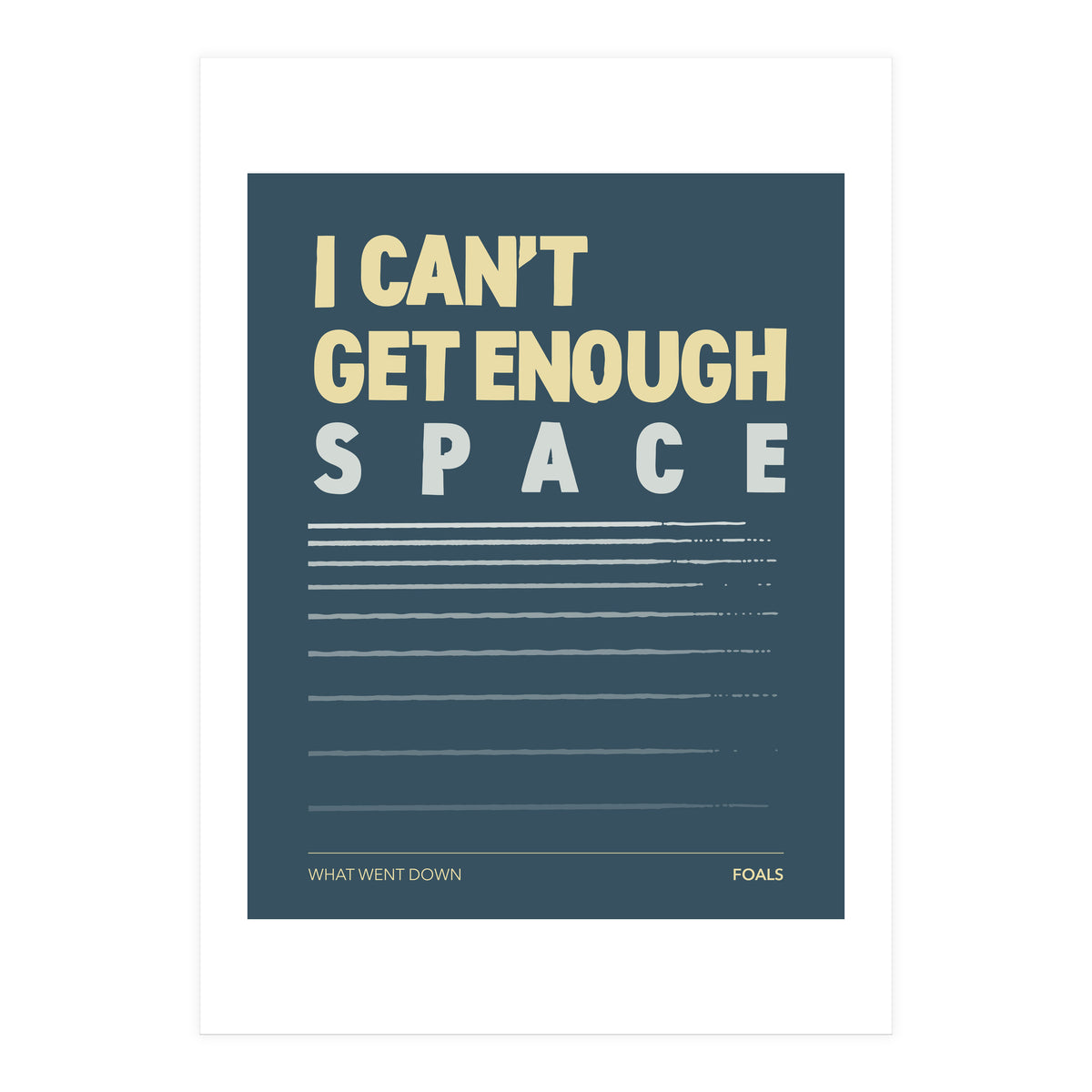 Foals - What Went Down (Print Only)