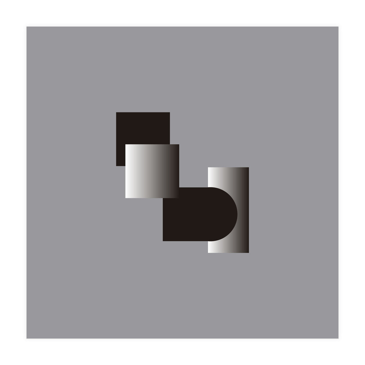 Abstract modern BW30 (Print Only)