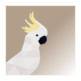 Cockatoo Bird Low Poly Art (Print Only) thumbnail