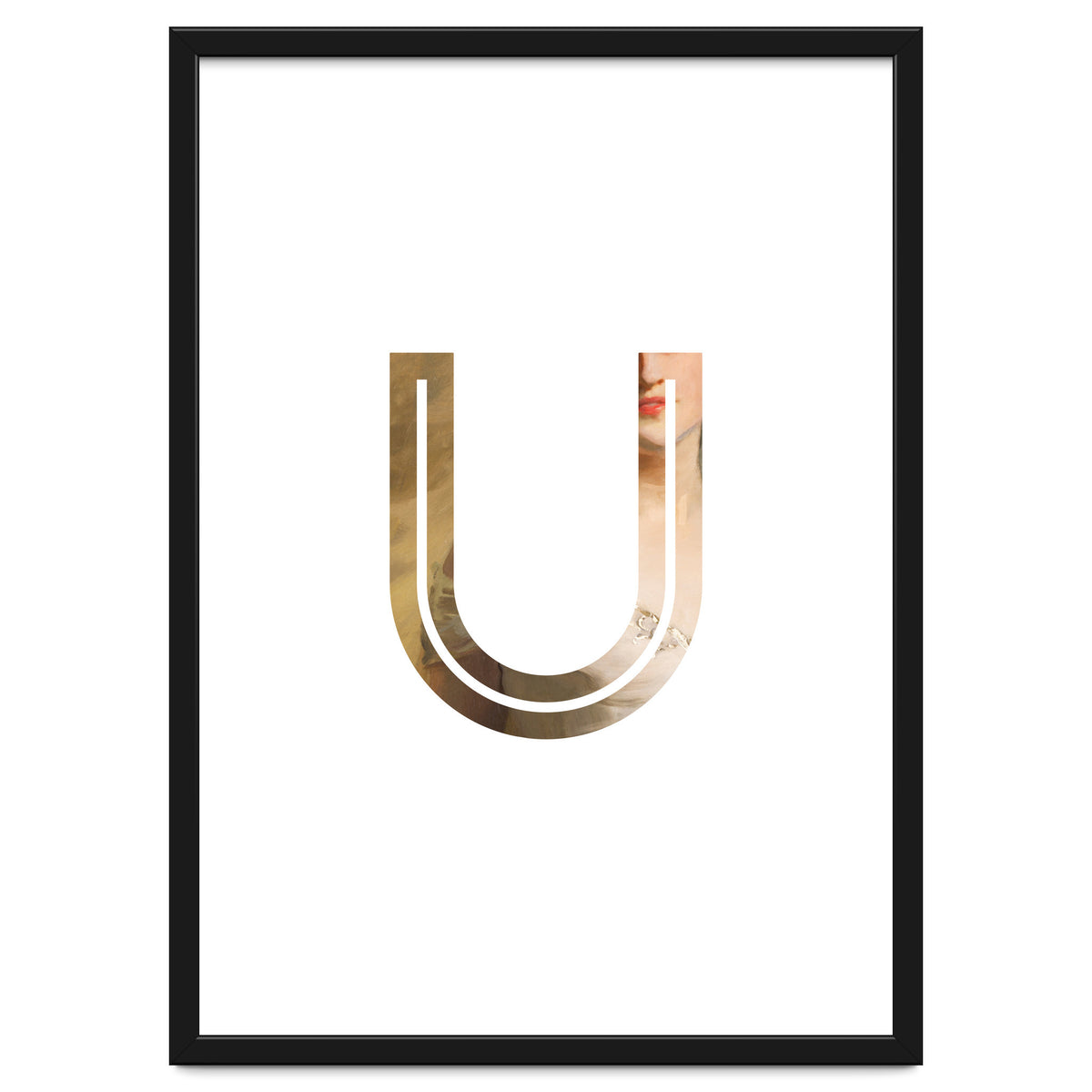Letter U - (Impress)