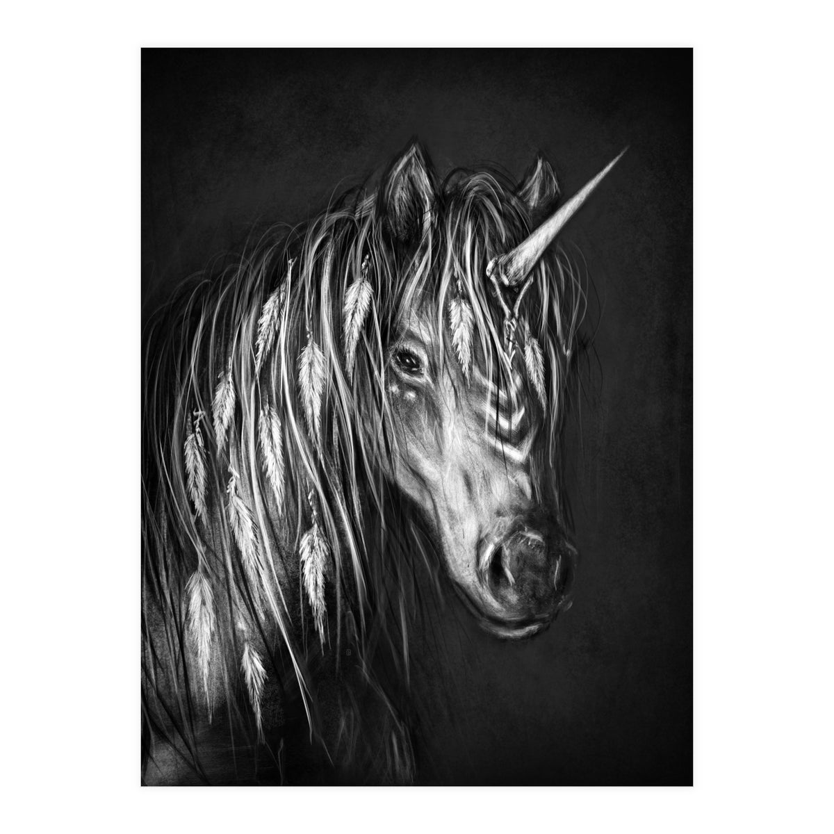 Gothic Unicorn (Print Only)