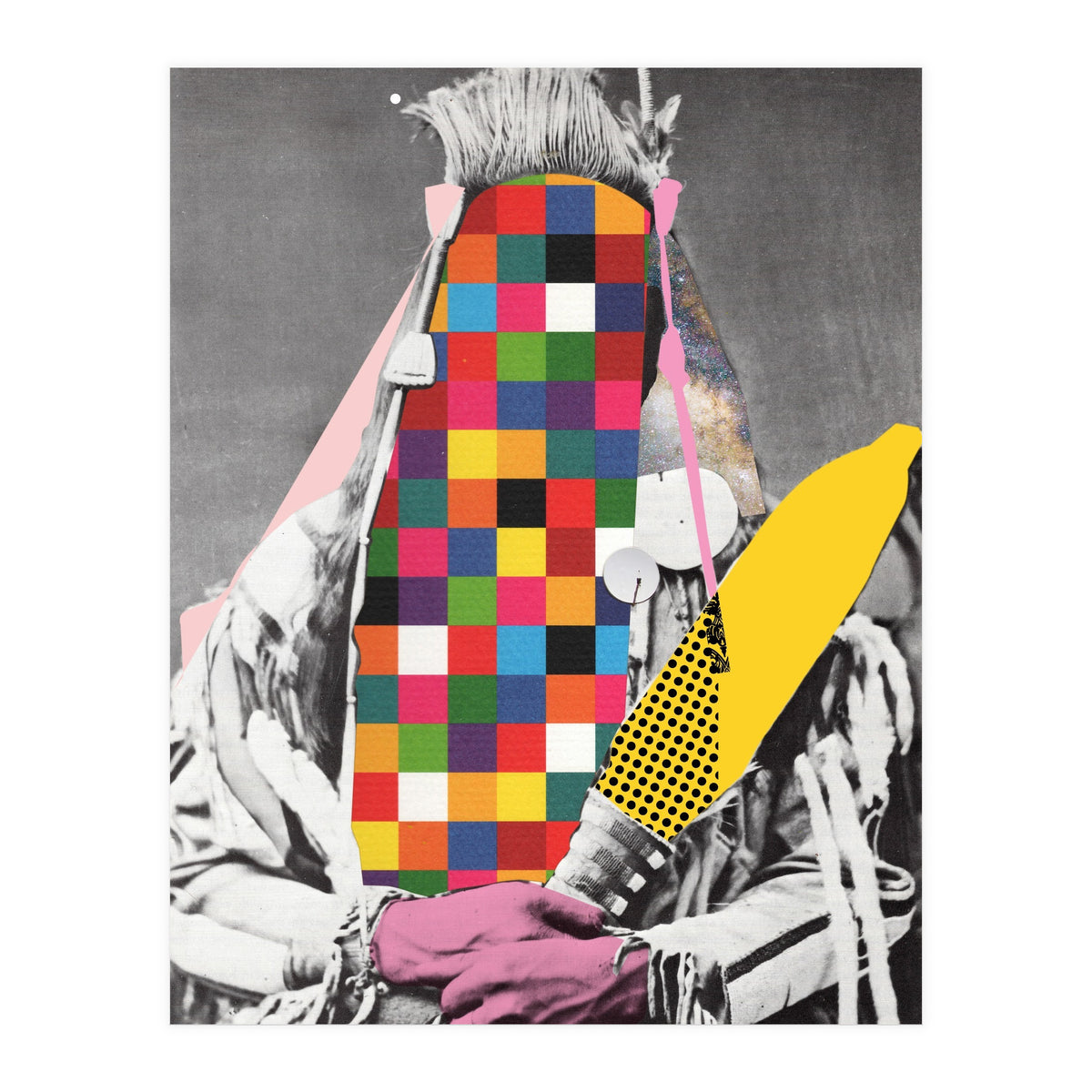 Musterhafte Quadratur Eines Indianers (Print Only)