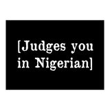 Judges You In Nigerian (Print Only) thumbnail