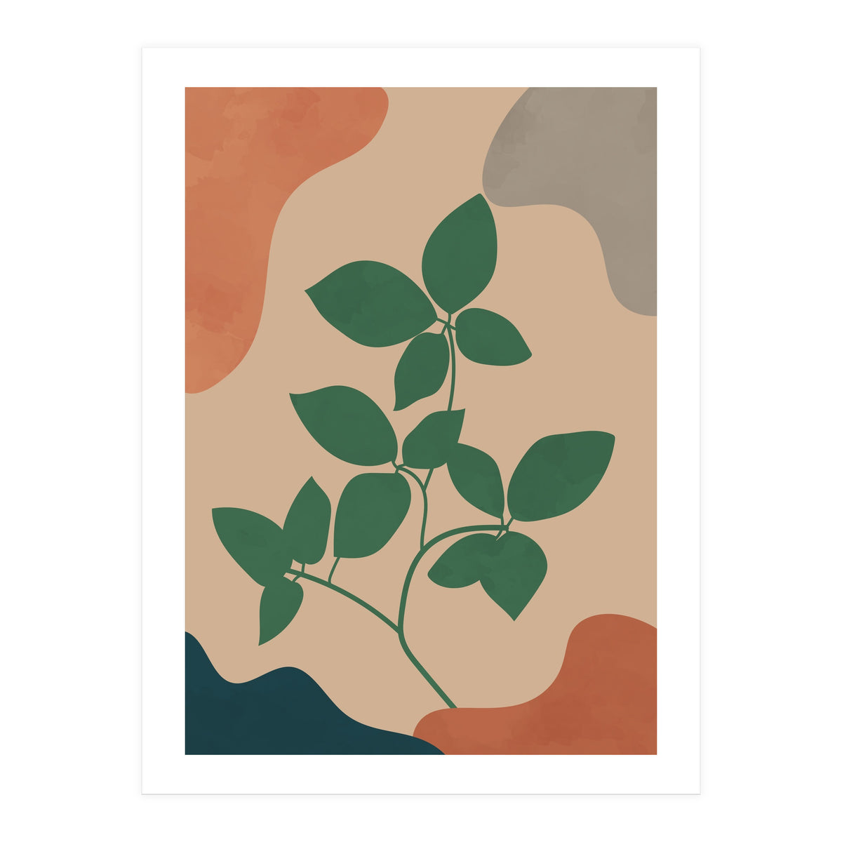 Botanical Neutral Earthy Tones (Print Only)