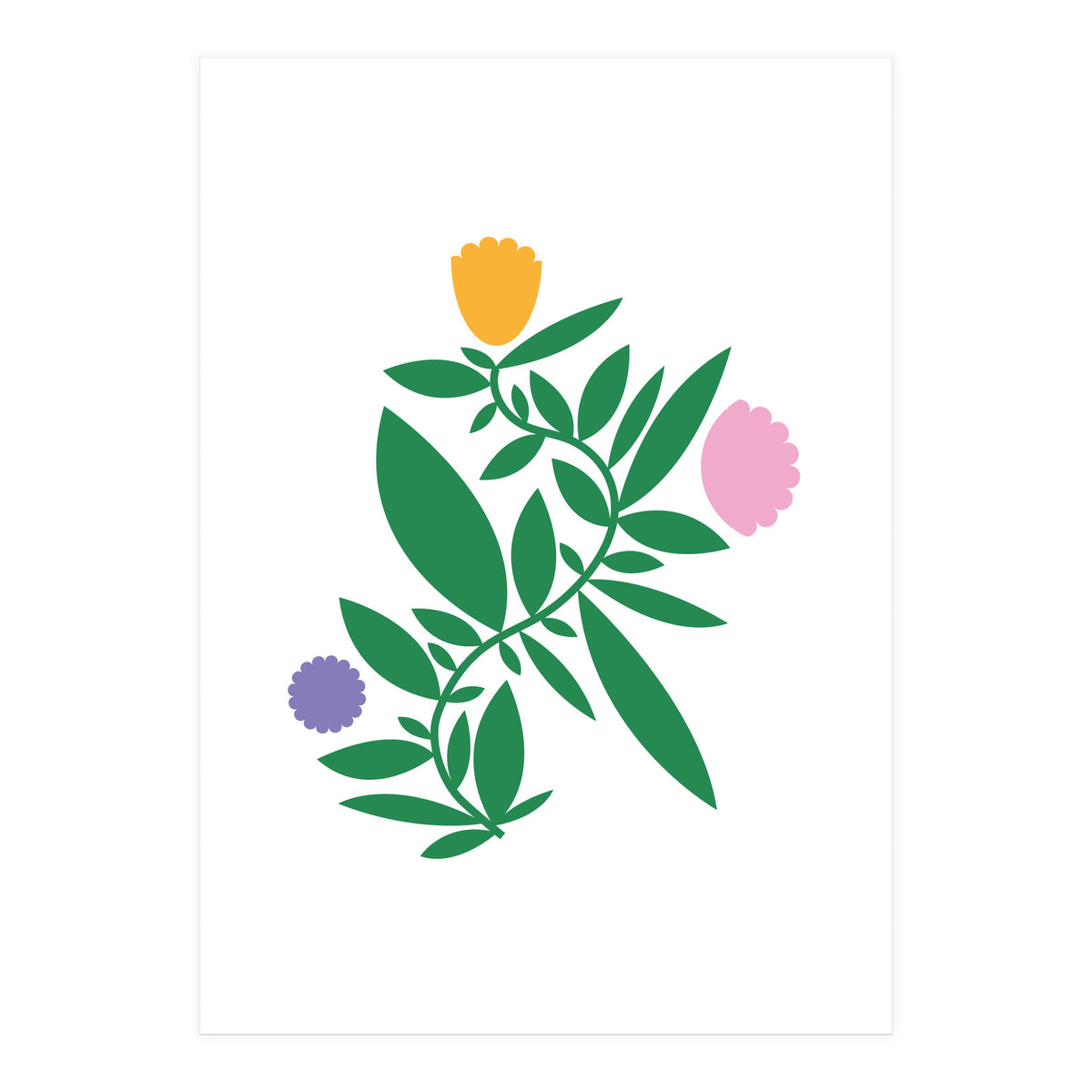 Wild Flower big  (Print Only)