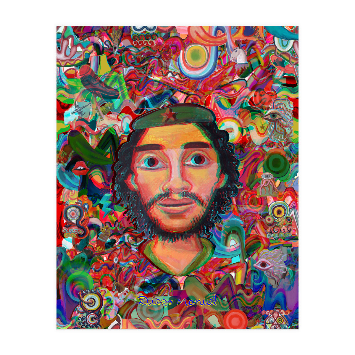 El Che Y Graffiti 2 (Print Only)