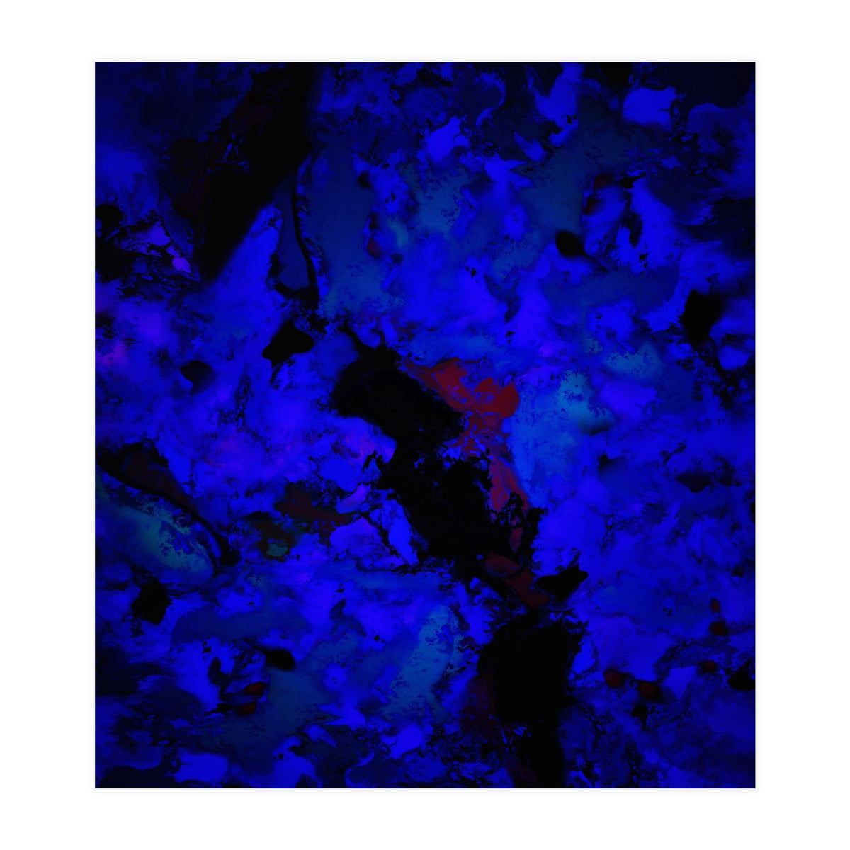 A Dark Blue Crash (Print Only)
