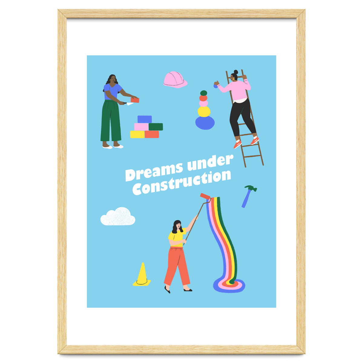 Dreams Under Construction Blue