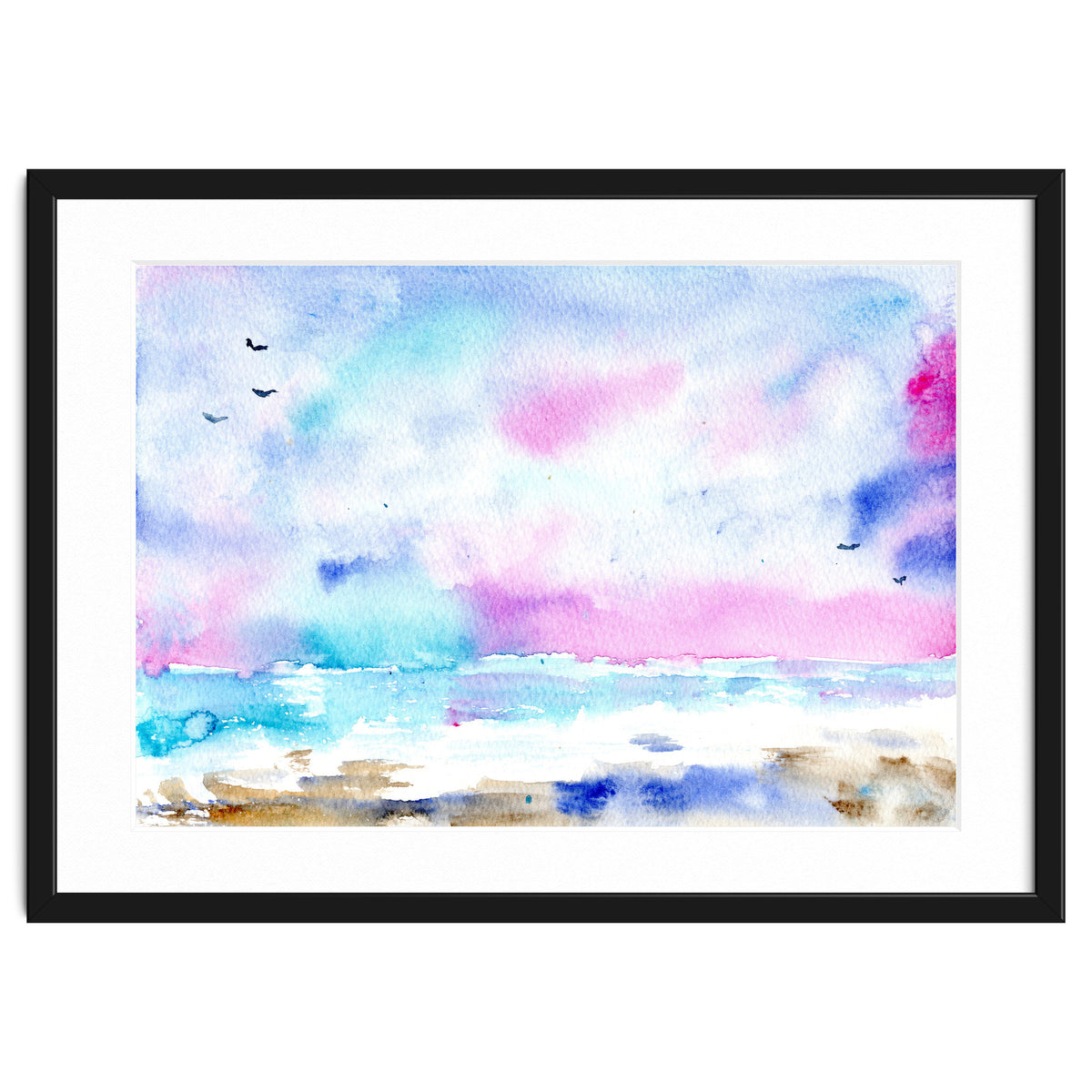 Tenderness of the sea || watercolor