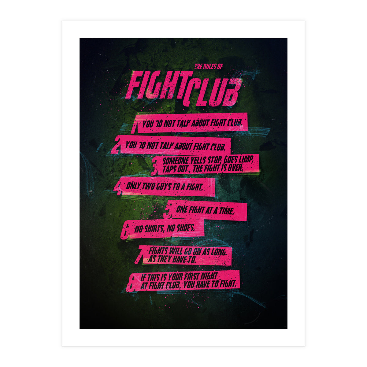 Fight Club Rules (Print Only)