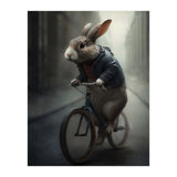 Rabbit Riding a Bicycle (Print Only) thumbnail