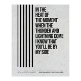 Noel Gallagher's High Flying Birds - In The Heat Of The Moment (Print Only) thumbnail