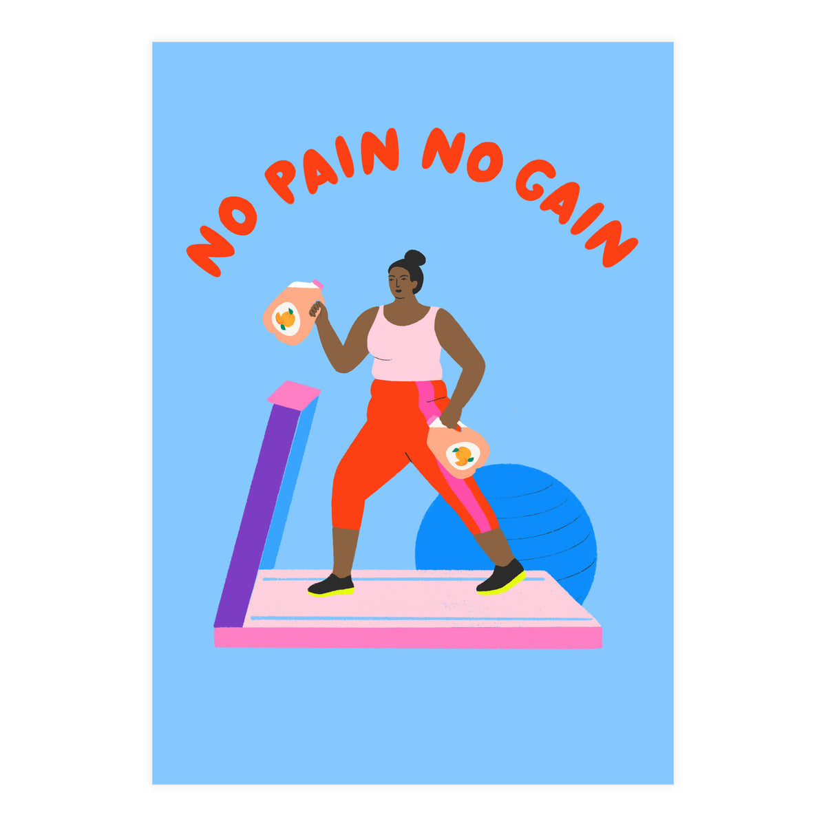 No Pain No Gain (Print Only)