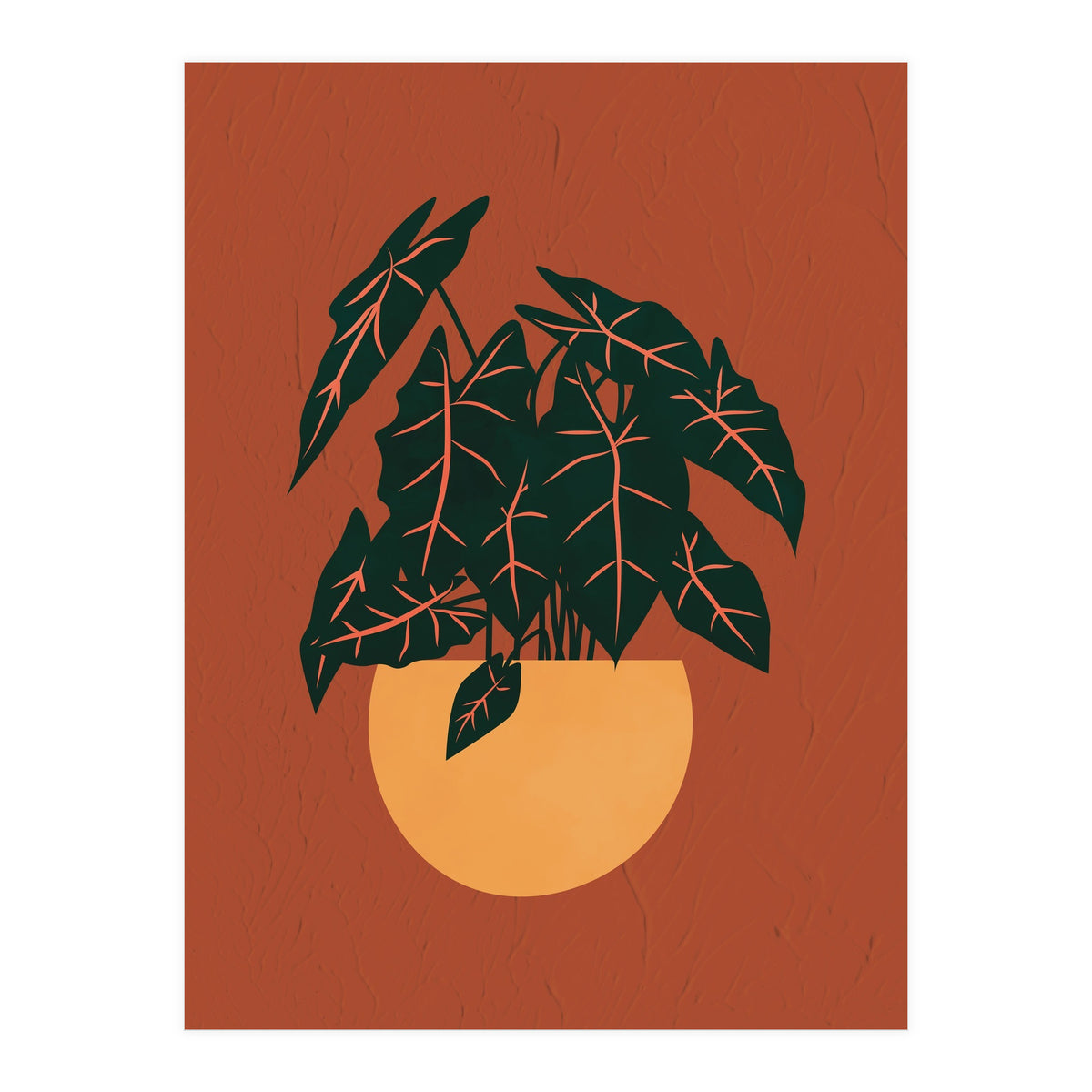 Botanical Boho Alocasia (Print Only)