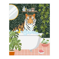 Tiger in My Bath (Print Only)