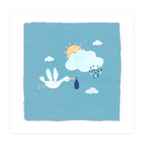 Baby Stork And Sun (Print Only) thumbnail
