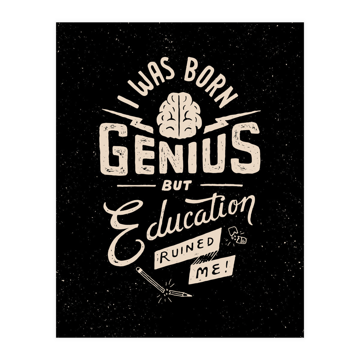 Born Genius (Print Only)