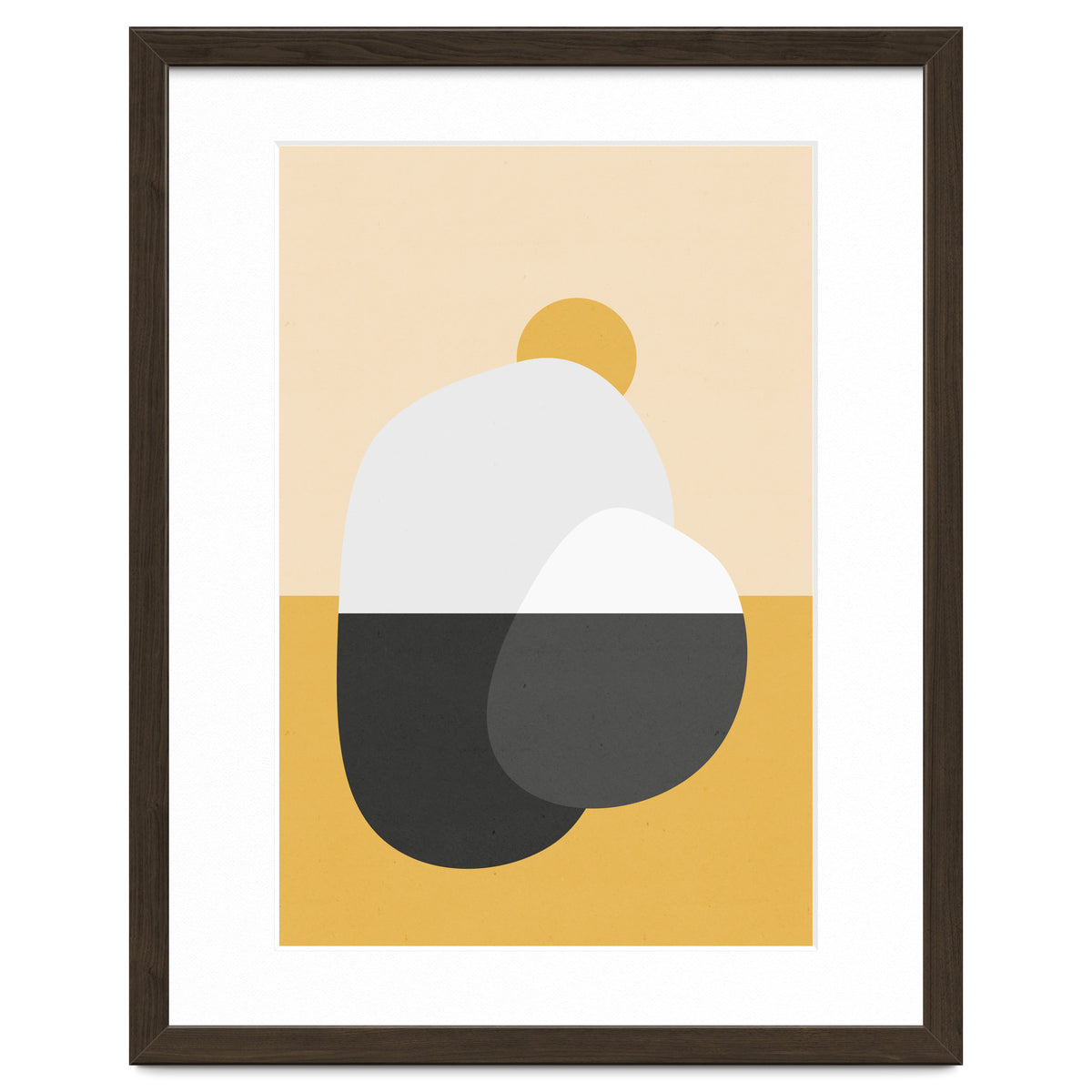 Abstract Boulders - Golden Desert