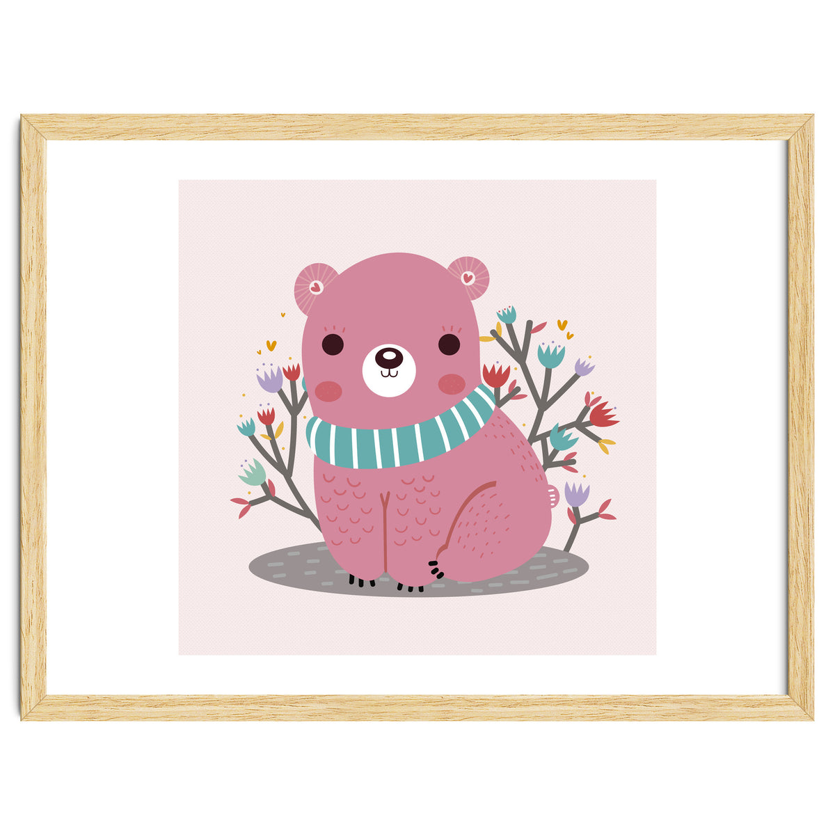 Pink bear