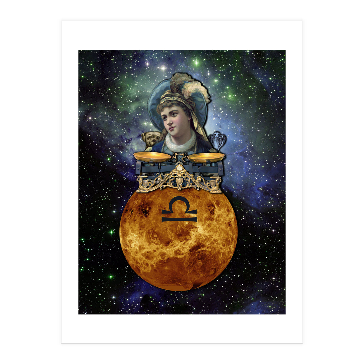 Libra Zodiac Sign (Print Only)