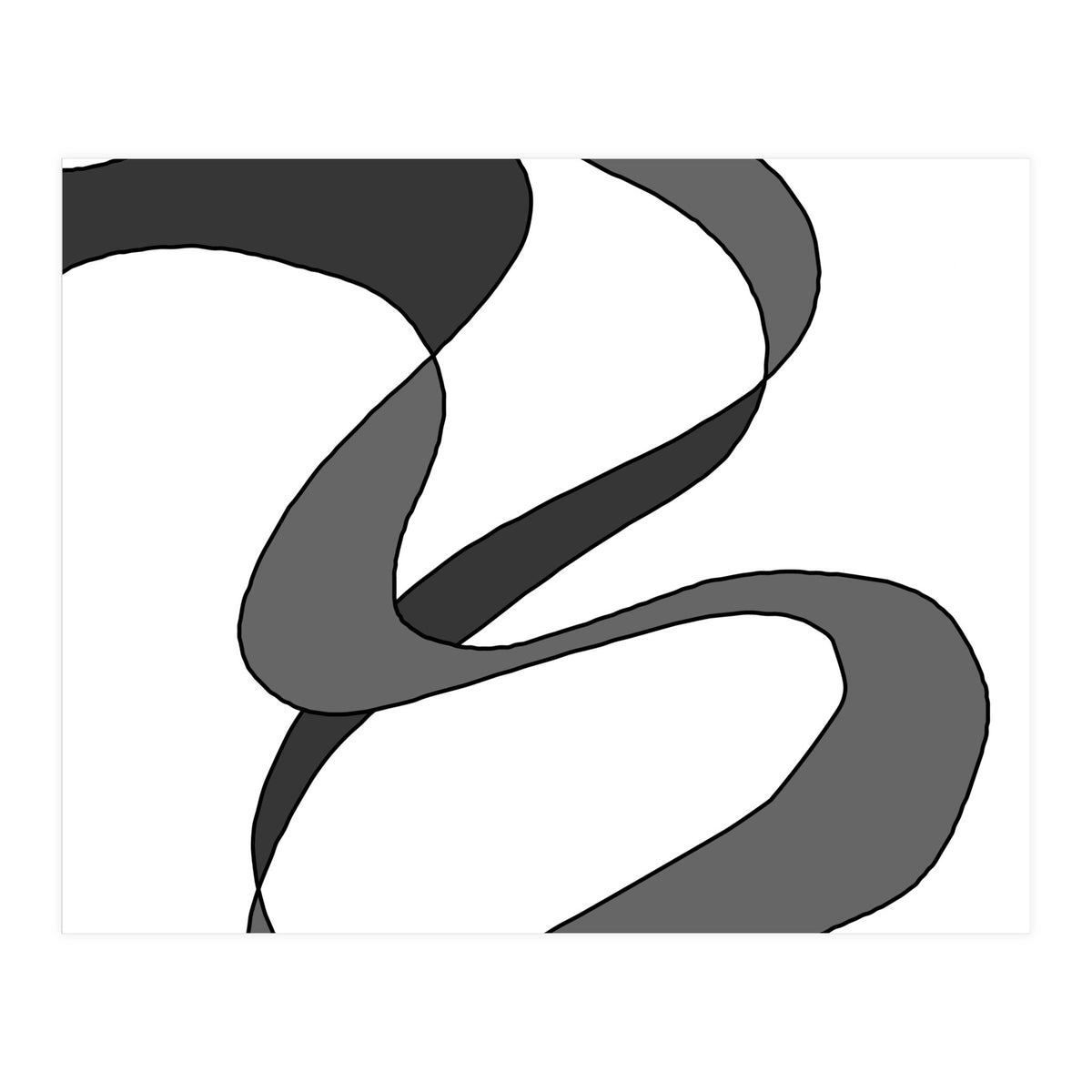 Grey Waves (Print Only)