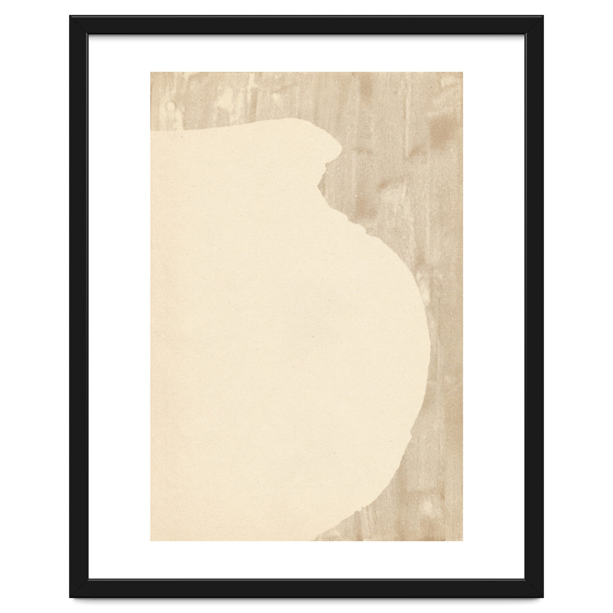 Cream tone vase silhouette