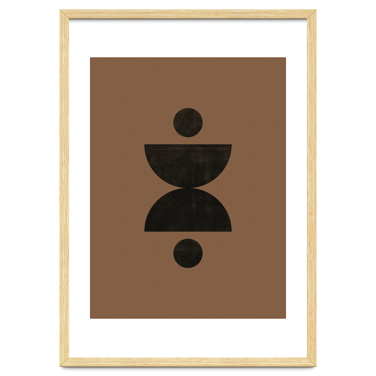 Mid-Century Modern No.27 - Woodblock Print