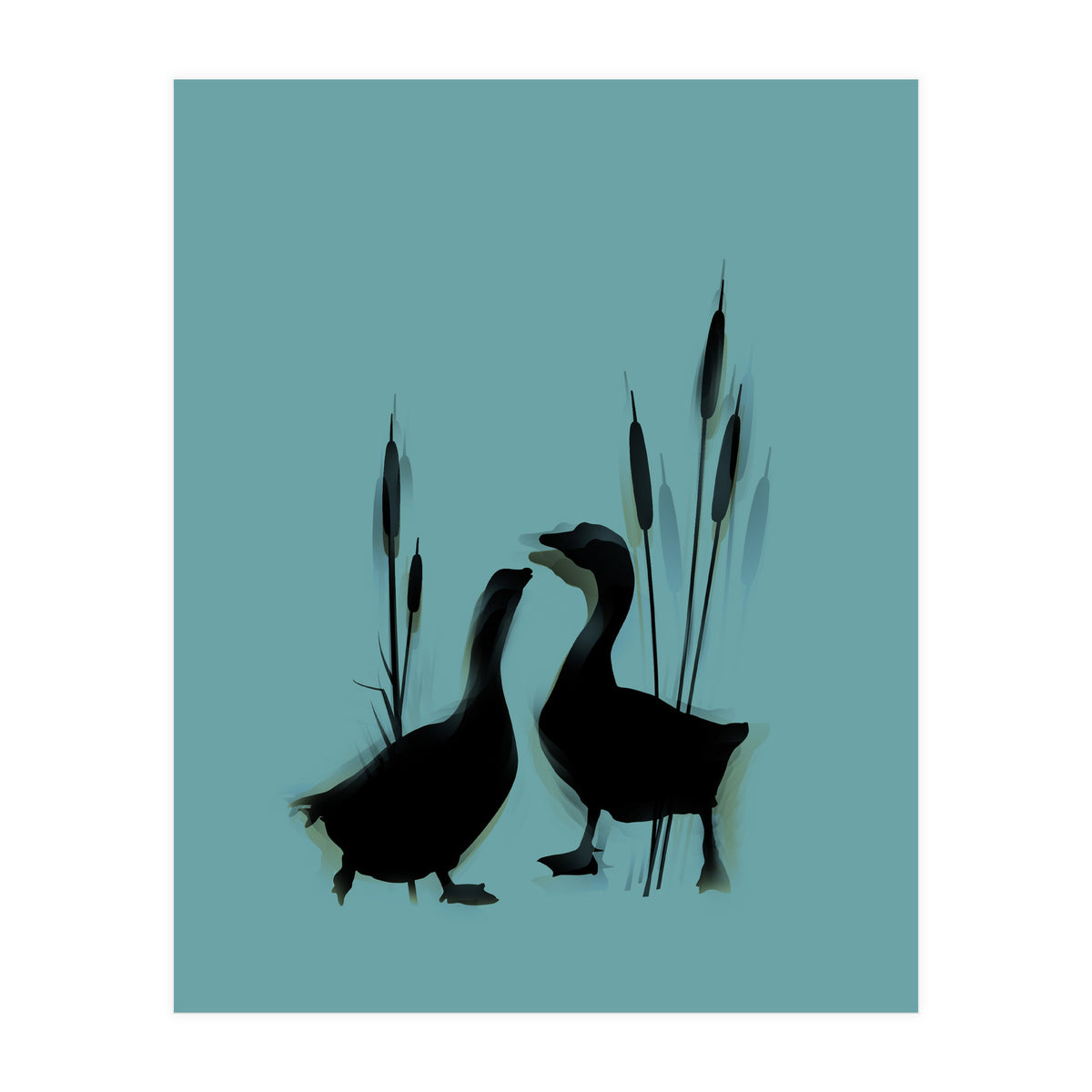 Geese lovers (Print Only)